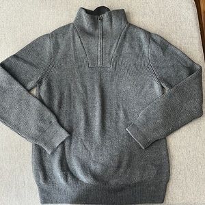 Nordstrom Men’s Shop Wool Blend Zipper Sweater